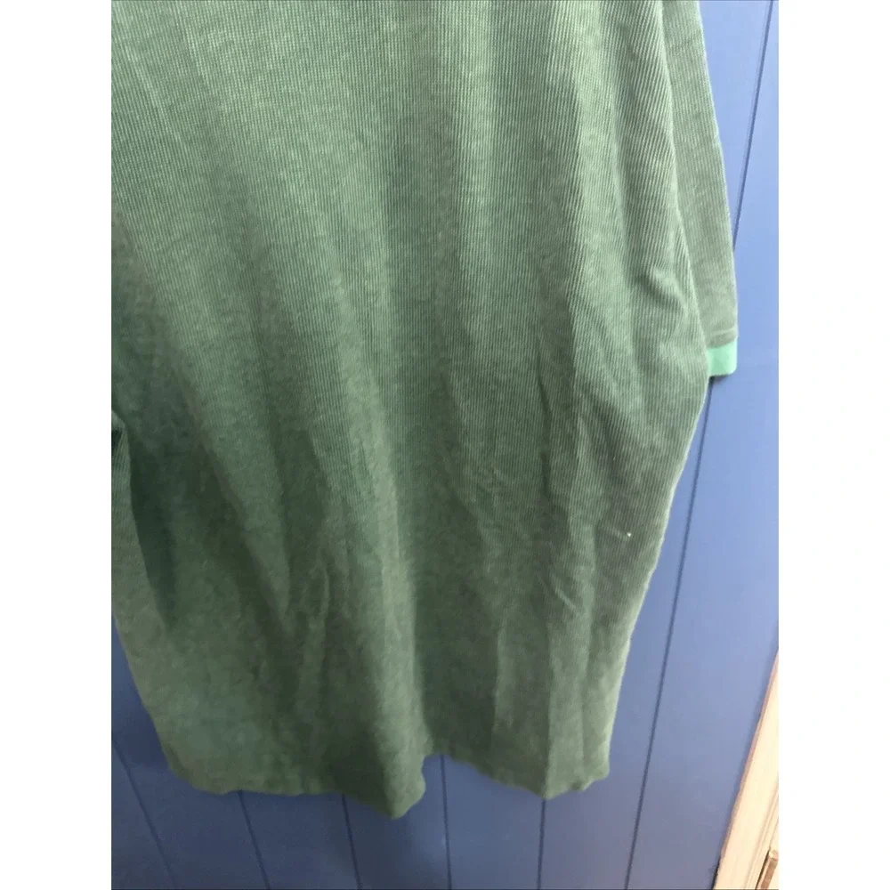 Vintage Jansport Golf Polo Shirt  Mens Size Large Cotton‎ Green Rainbow RARE PGA